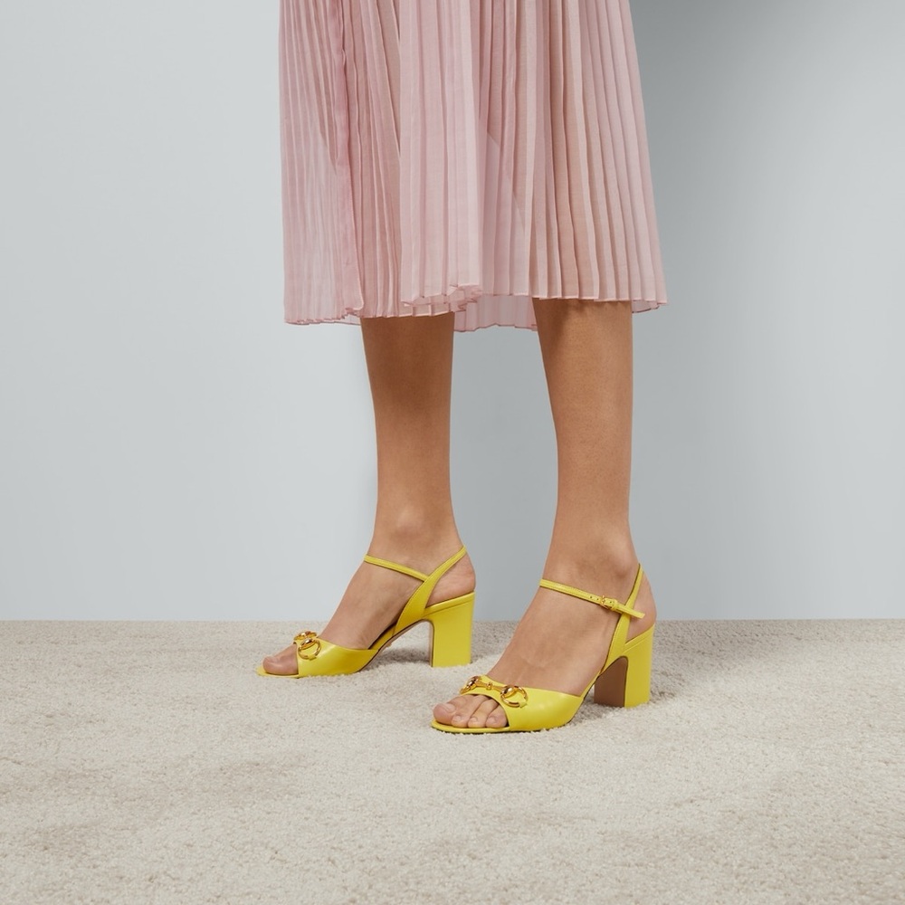 Gucci Horsebit Mid-Heel Sandal! - Picture 2 of 5